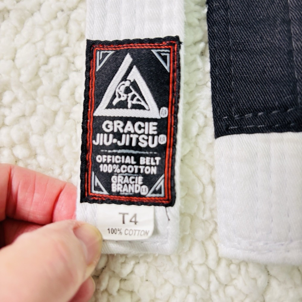 Gracie Jiu Jitsu Official Belt T4‎ 100% Cotton